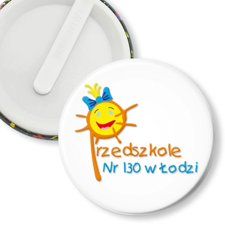przypinka klips Przedszkole nr 130 w Łodzi