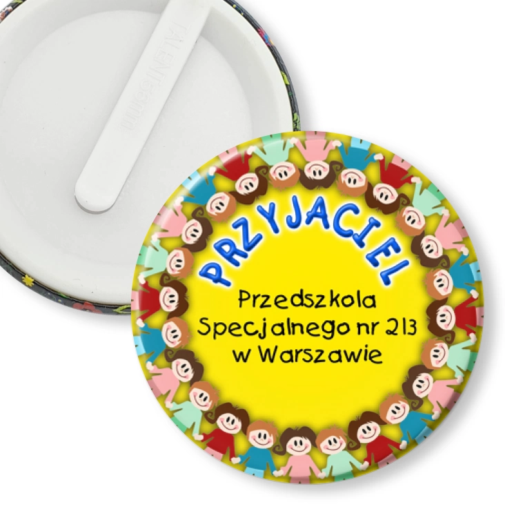 przypinka klips Przedszkole nr 213 w Warszawie