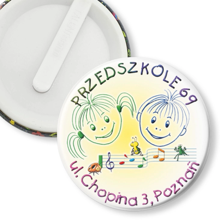 przypinka klips Przedszkole nr 69
