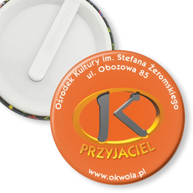 przypinka klips Przyjaciel