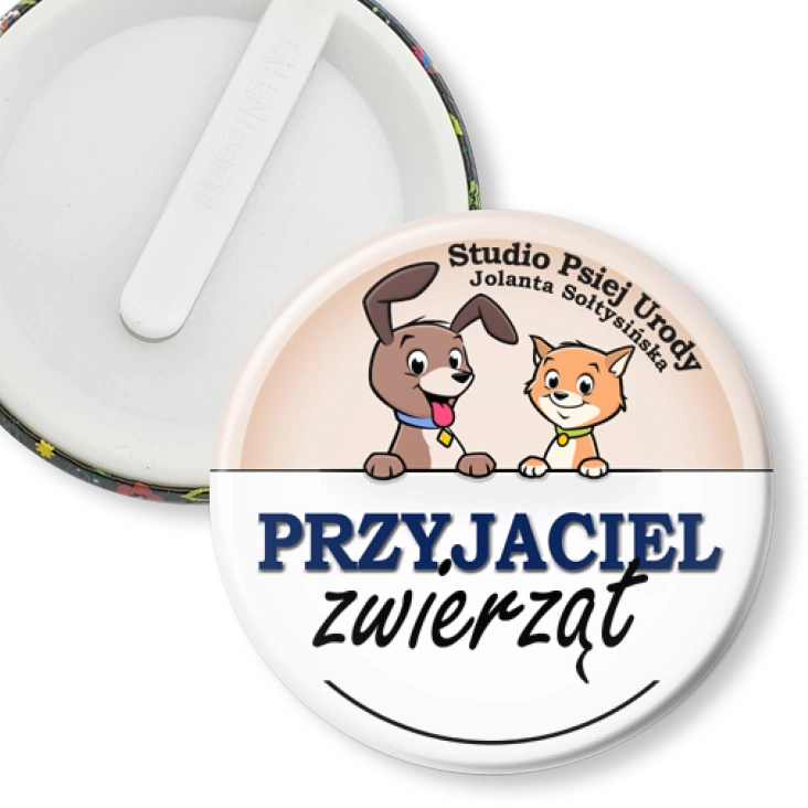 przypinka klips Przyjaciel Zwierząt