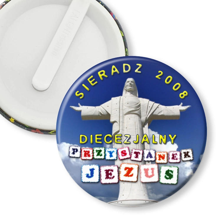 przypinka klips Przystanek Jezus Sieradz