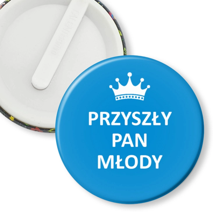 przypinka klips Przyszły Pan Młody