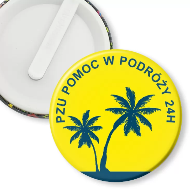 przypinka klips PZU Pomoc w podróży