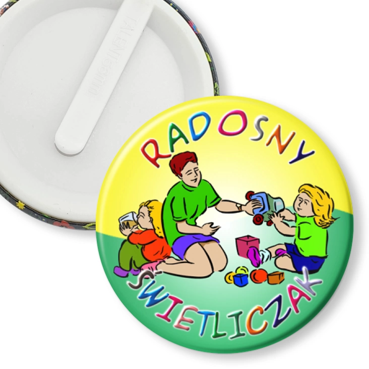przypinka klips Radosny Świetliczak