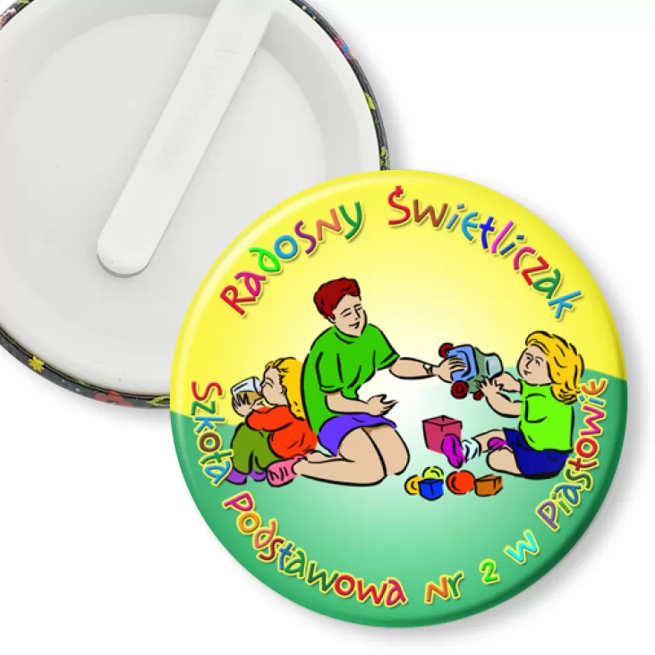 przypinka klips Radosny Świetliczak