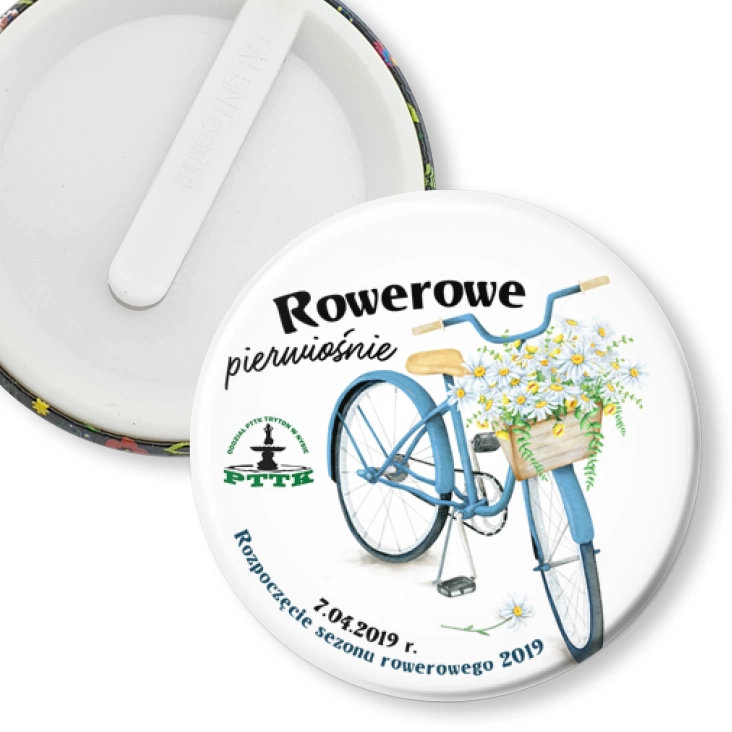 przypinka klips Rowerowe Pierwiośnie