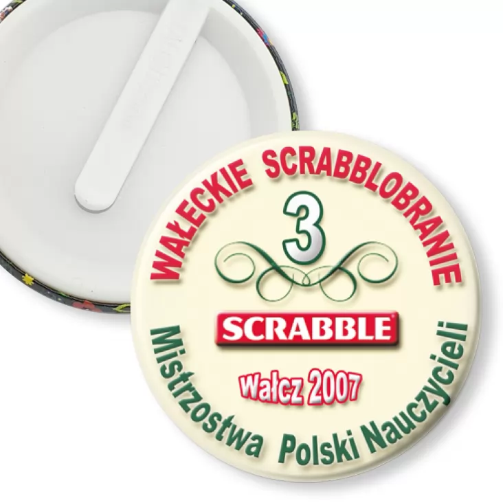 przypinka klips Scrabble MPN 2007