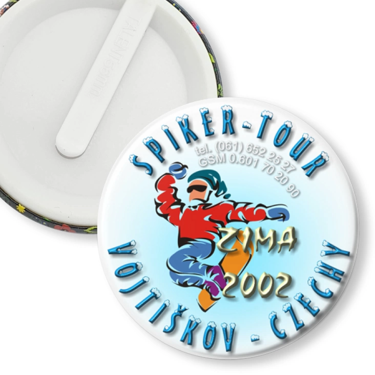 przypinka klips Spiker-Tour Czechy