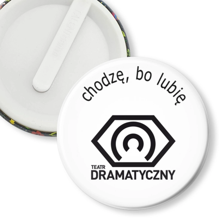 przypinka klips Teatr Dramatyczny D