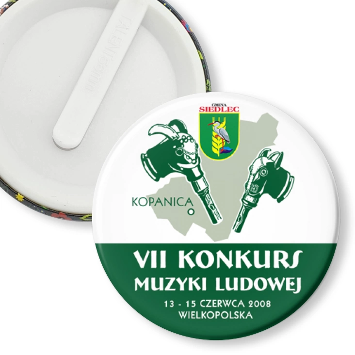 przypinka klips VII Konkurs Muzyki Ludowej