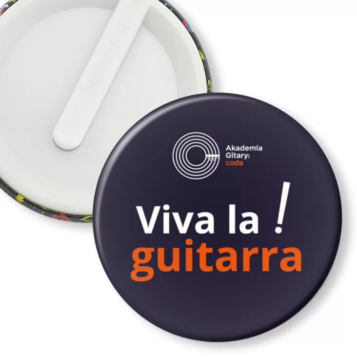 przypinka klips Viva la guitarra