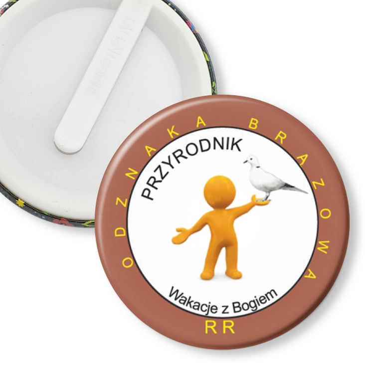 przypinka klips Wakacje z Bogiem - Przyrodnik