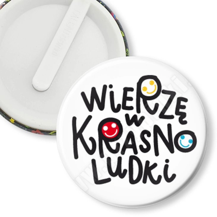 przypinka klips Wierzę w Krasnoludki