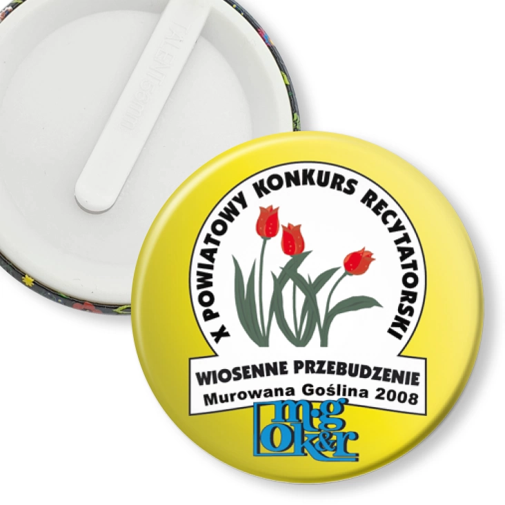 przypinka klips Wiosenne Przebudzenie 2008
