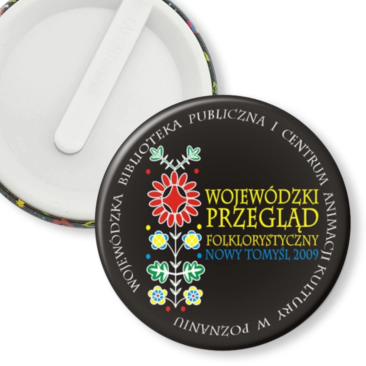przypinka klips Wojewódzki Przegląd Folklorystyczny