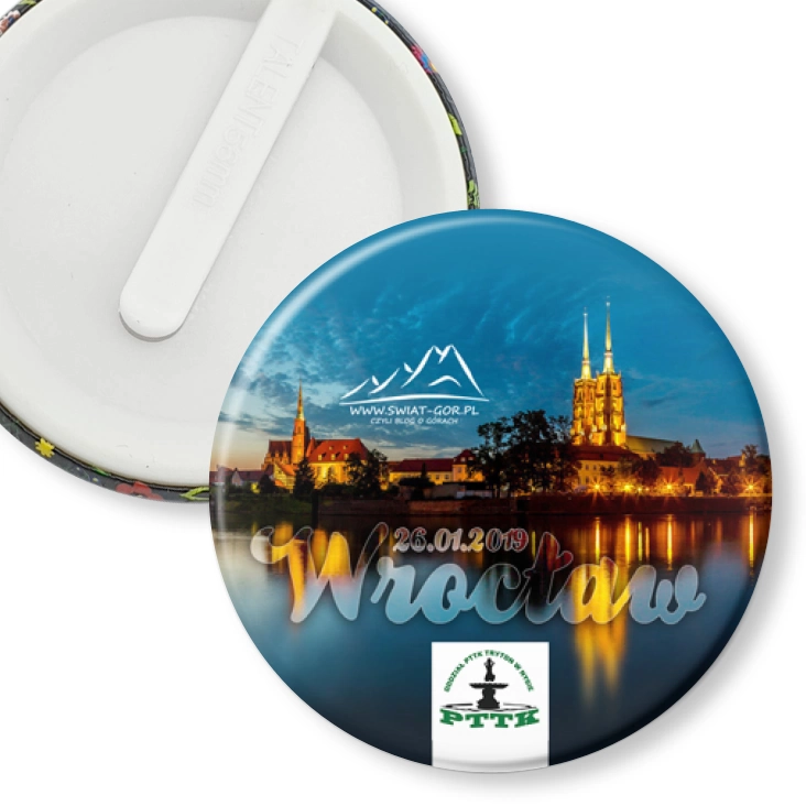 przypinka klips Wrocław 2019