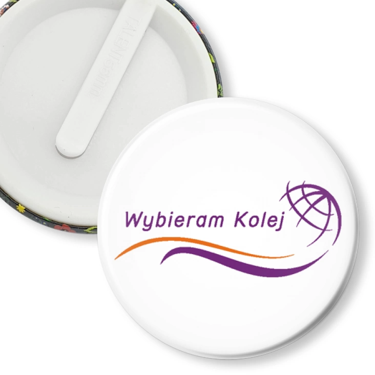 przypinka klips Wybieram kolej B