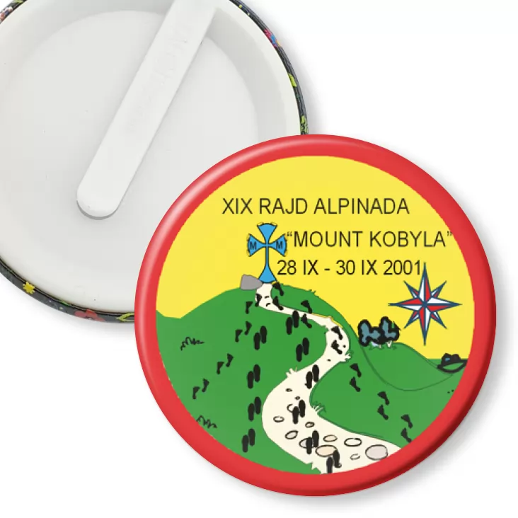 przypinka klips XIX Rajd Alpinada Mount Kobyla
