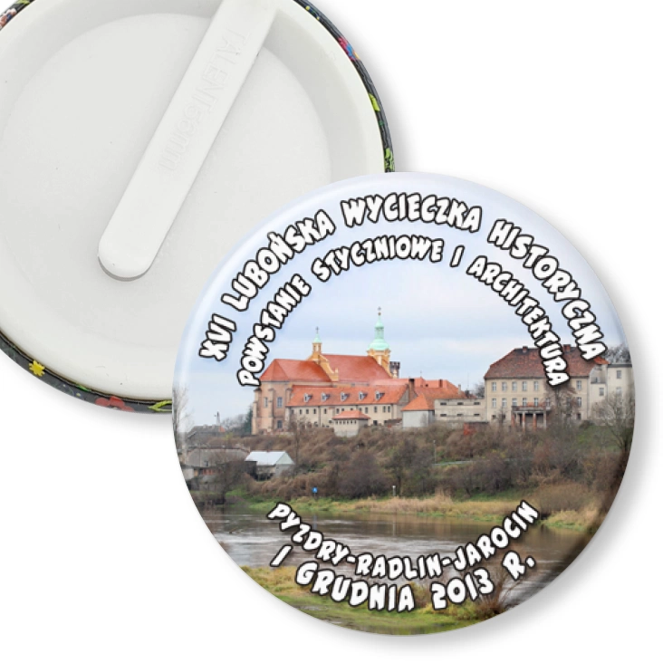 przypinka klips XVI Lubońska Wycieczka Historyczna