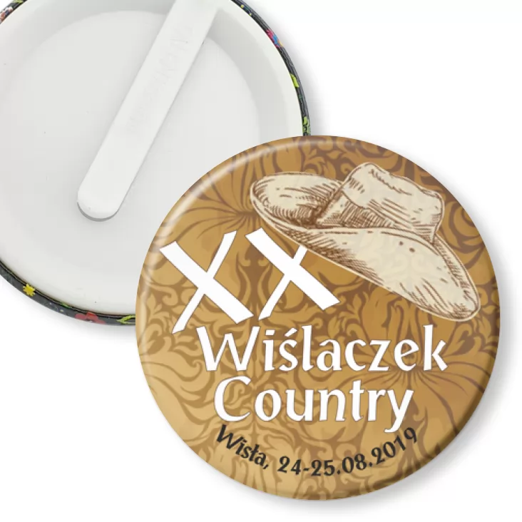 przypinka klips XX Wiślaczek Country