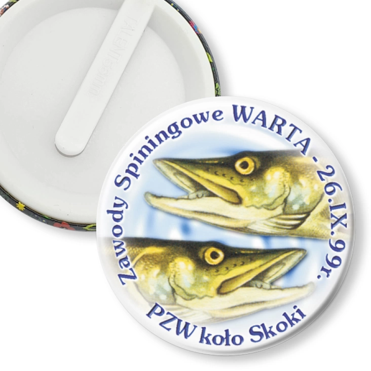 przypinka klips Zawody Spiningowe WARTA