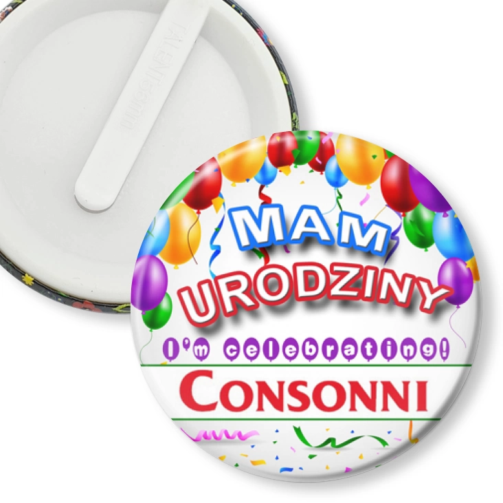 przypinka klips CONSONNI