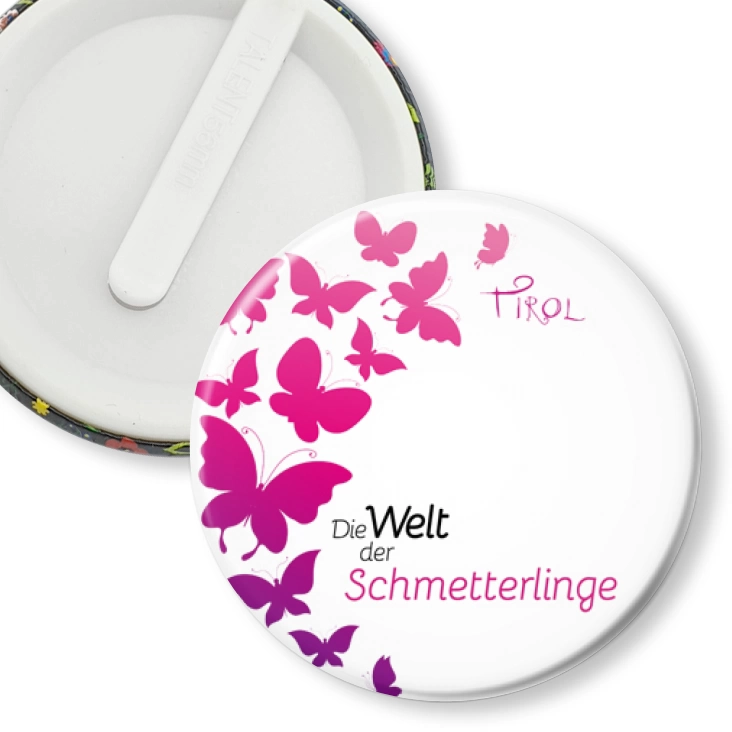 przypinka klips Die Welt der Schmetterlinge