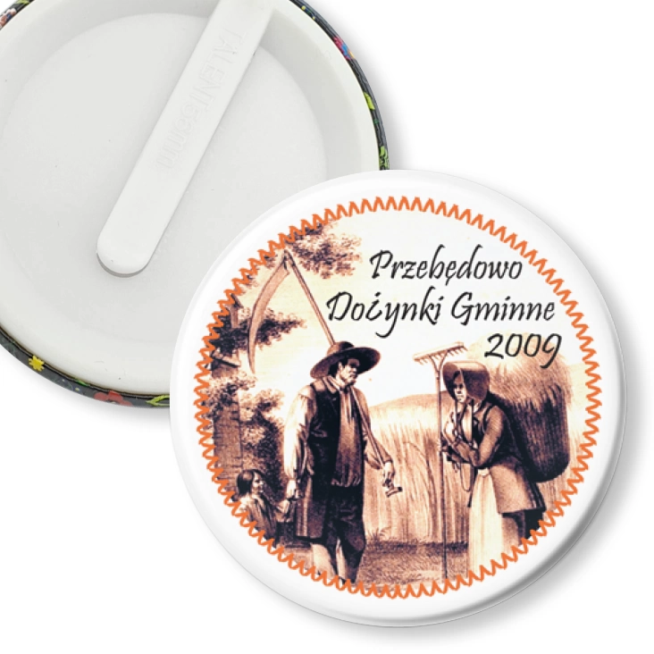 przypinka klips Dożynki Gminne Przebędowo