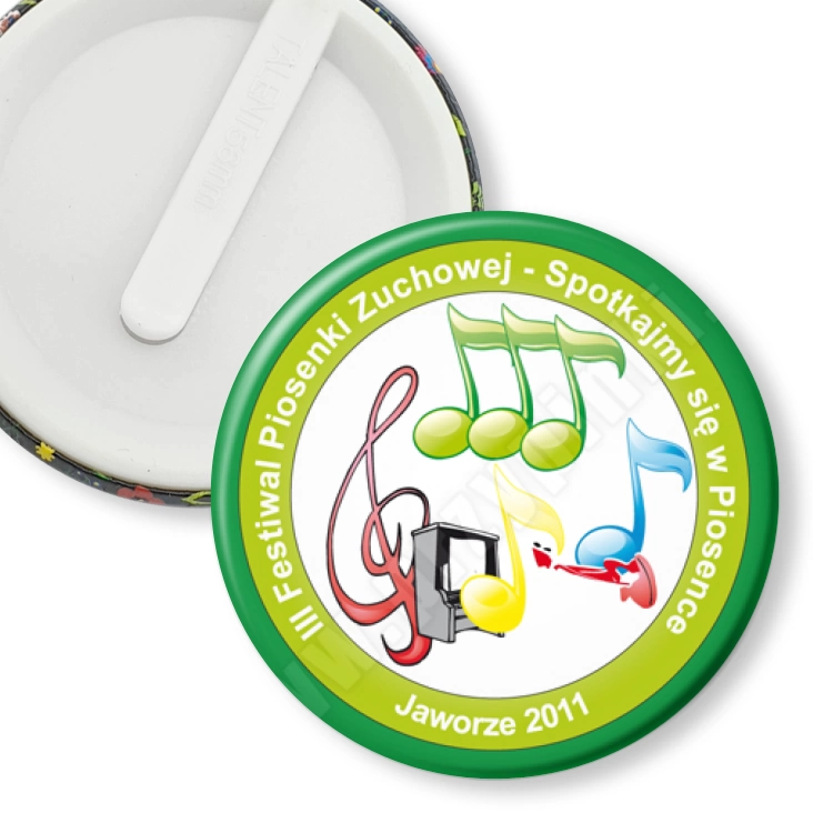 przypinka klips Festiwal Piosenki Zuchowej w Jaworze