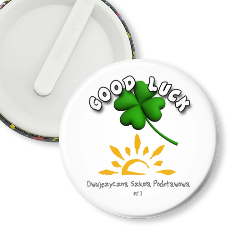 przypinka klips Good Luck