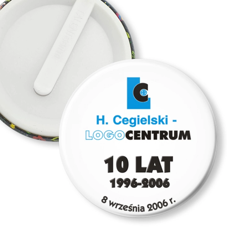 przypinka klips H. Cegielski - LOGO CENTRUM