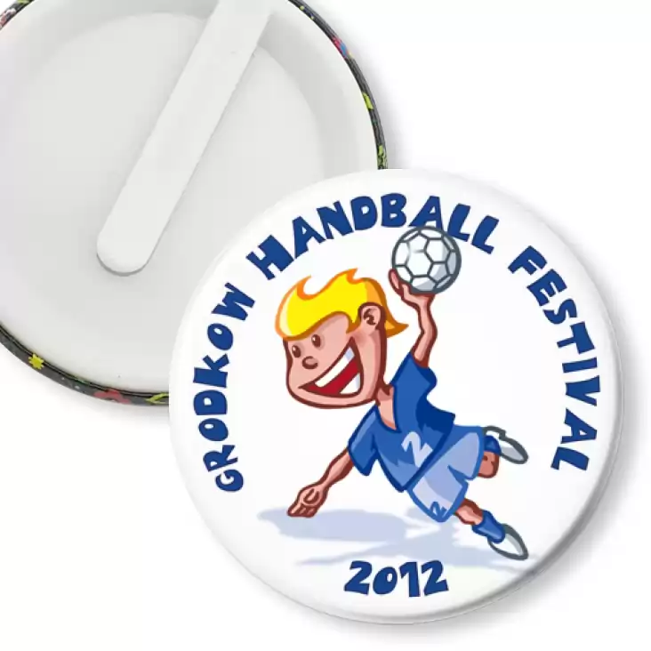 przypinka klips Handball Festiwal 2012