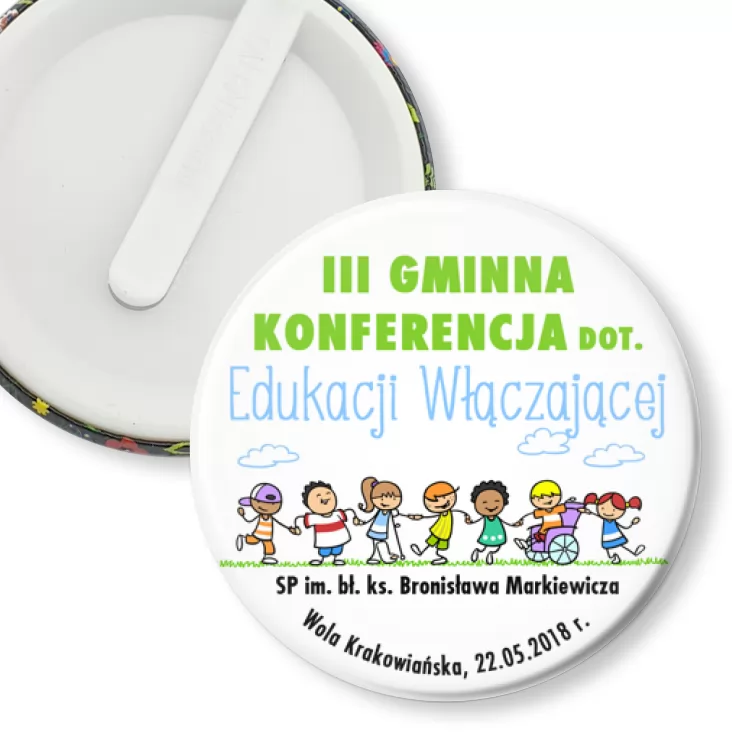 przypinka klips III Gminna Konferencja