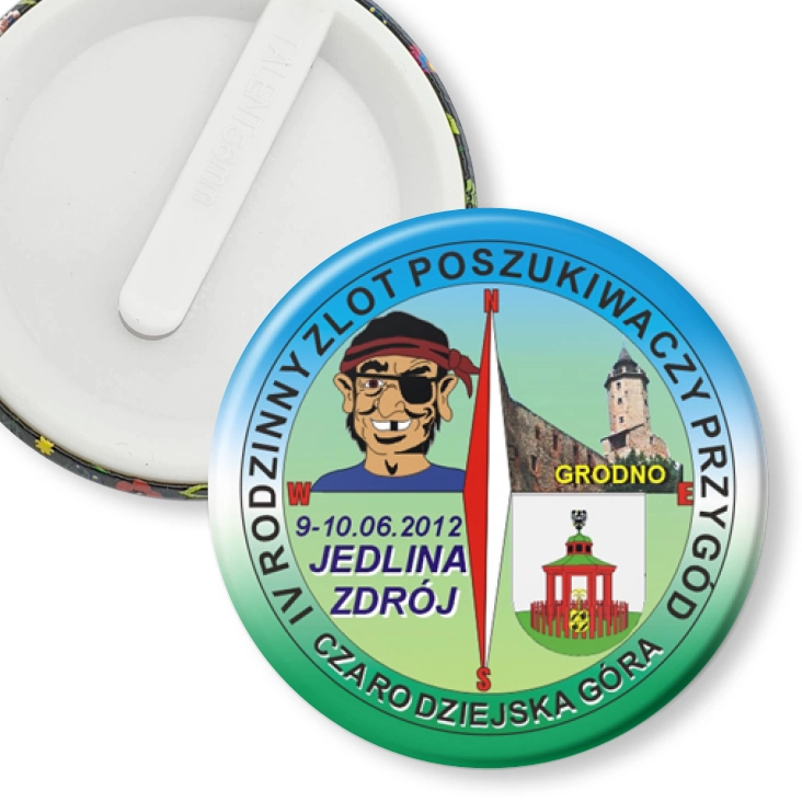 przypinka klips IV Rodzinny Zlot Poszukiwaczy Przygód