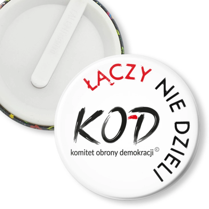 przypinka klips Kod łączy nie dzieli