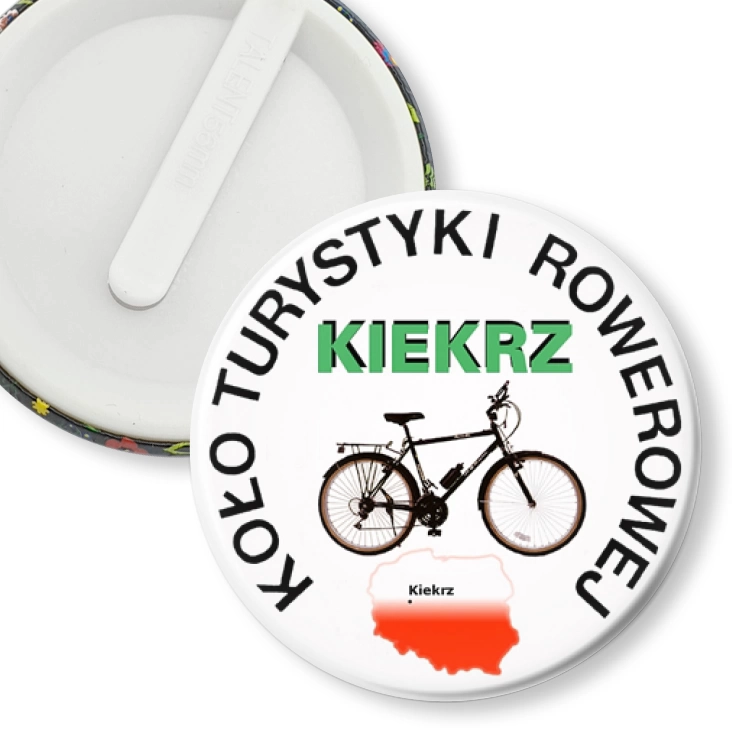 przypinka klips Koło Turystyki Rowerowej Kiekrz