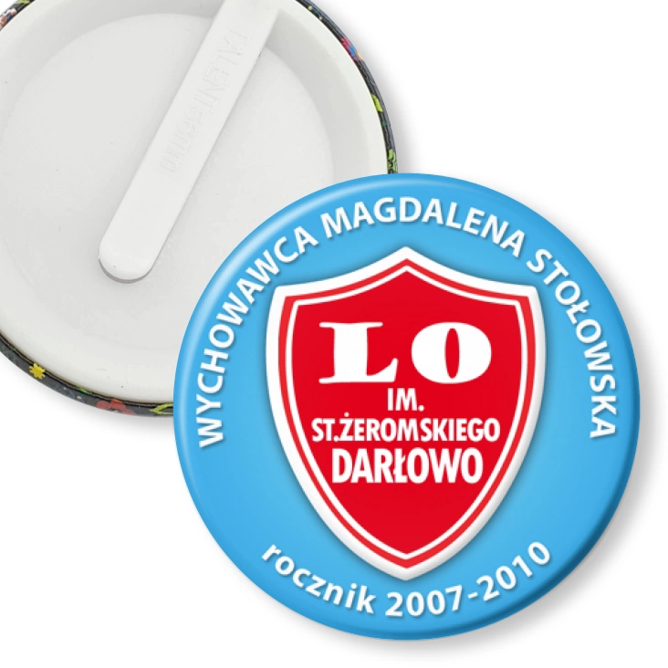przypinka klips LO w Darłowie