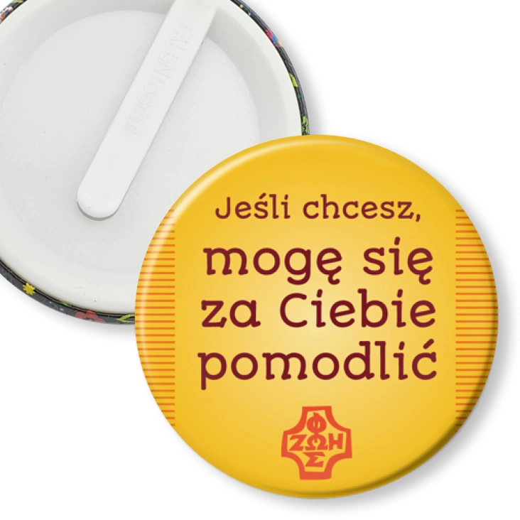 przypinka klips Mogę się pomodlić