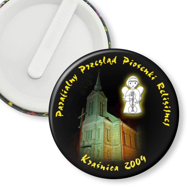 przypinka klips Parafialny Przegląd Piosenki Religijnej Kraśnica 2009