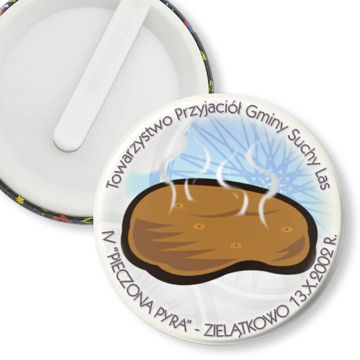 przypinka klips Pieczona Pyra 2002