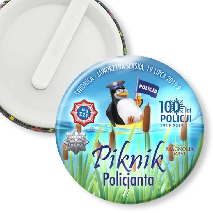 przypinka klips Piknik Policjanta - Świdnica 2019