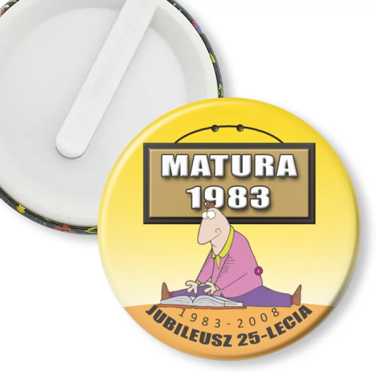 przypinka klips 25 lecie matury 1983