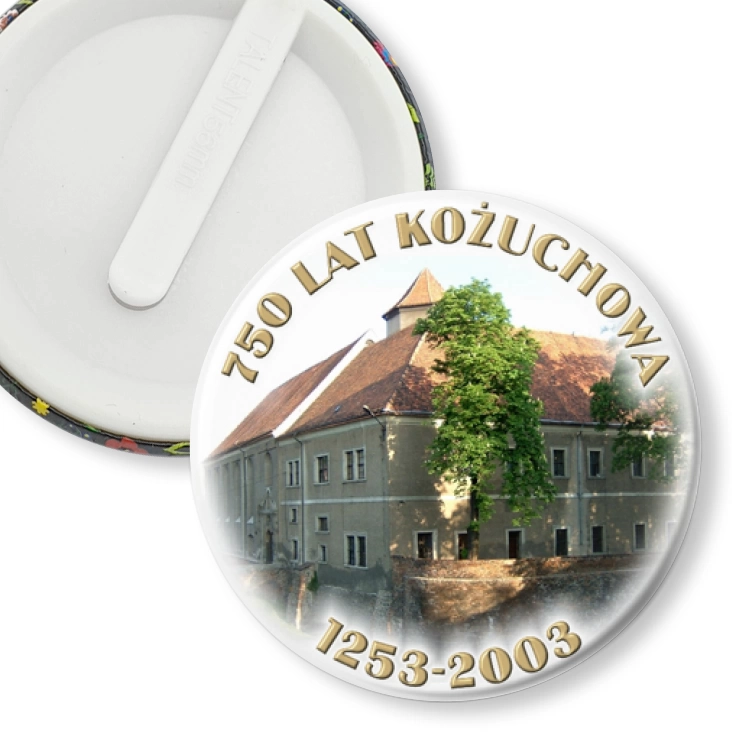 przypinka klips 750 lat Kożuchowa