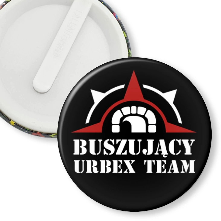 przypinka klips Buszujący