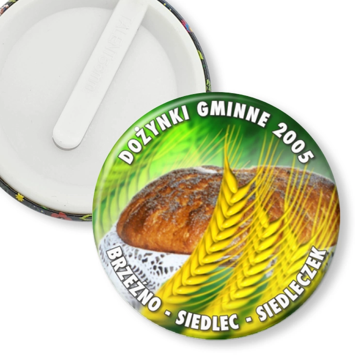 przypinka klips Dożynki Gminne 2005 Brzeźno - Siedlec - Siedleczek