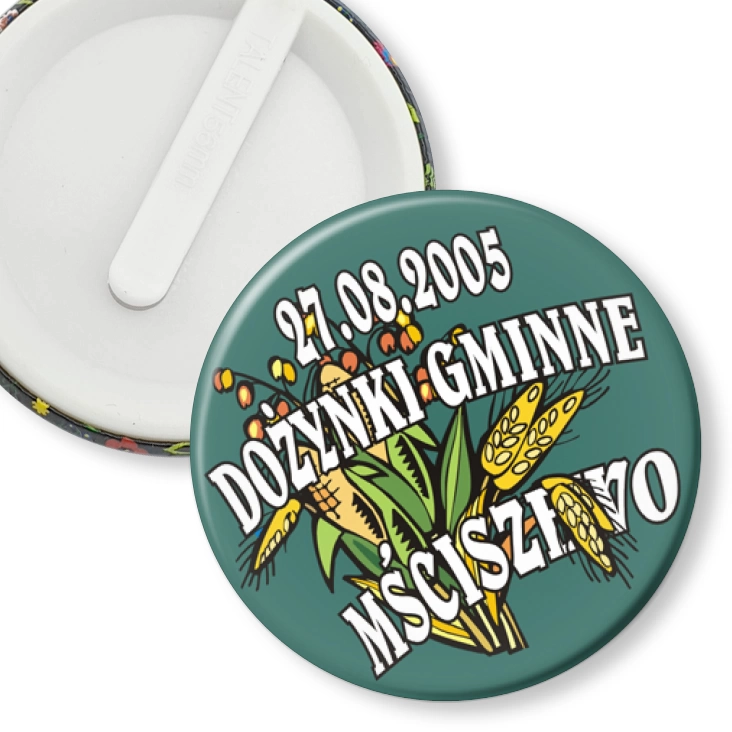 przypinka klips Dożynki Gminne w Mściszewie