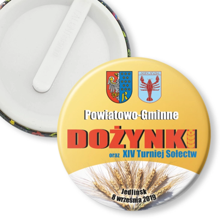 przypinka klips Dożynki Powiatowo-Gminne