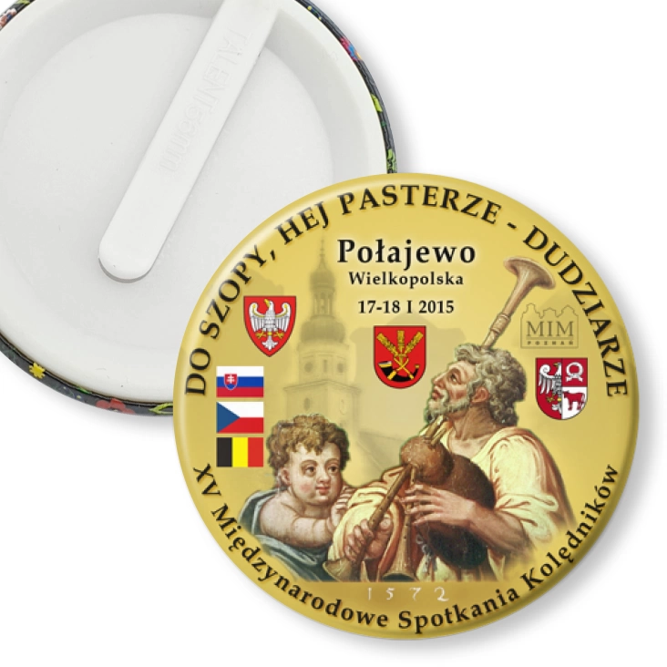 przypinka klips Dudziarze 2015