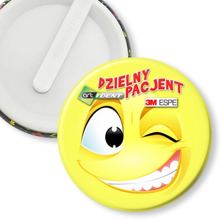 przypinka klips Dzielny Pacjent